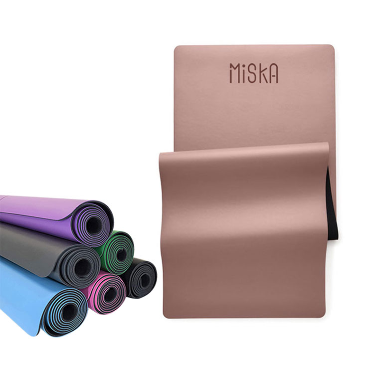 Yoga Fitness Logo Design - 요가 매트 맞춤 로고 친환경 미끄럼