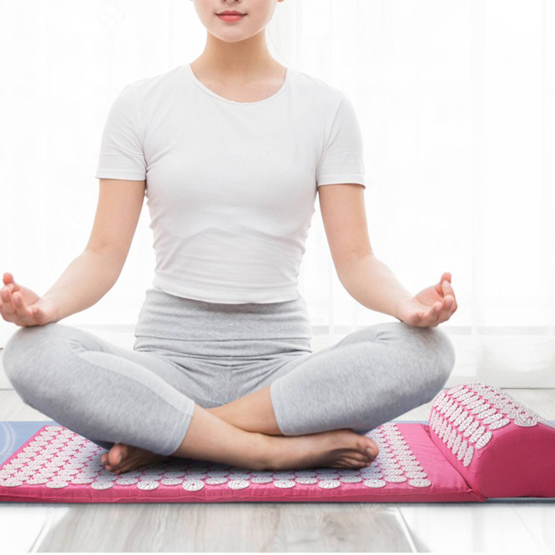 Yoga And Fitness Mat - 네일 매트 지압 샤크티 매트(바늘이 있는