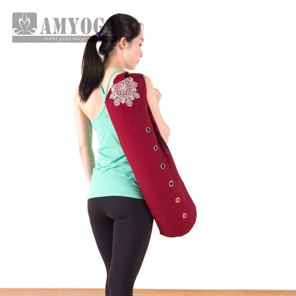 Yoga And Fitness Mat - 캔버스 요가 매트 가방 싱글 숄더