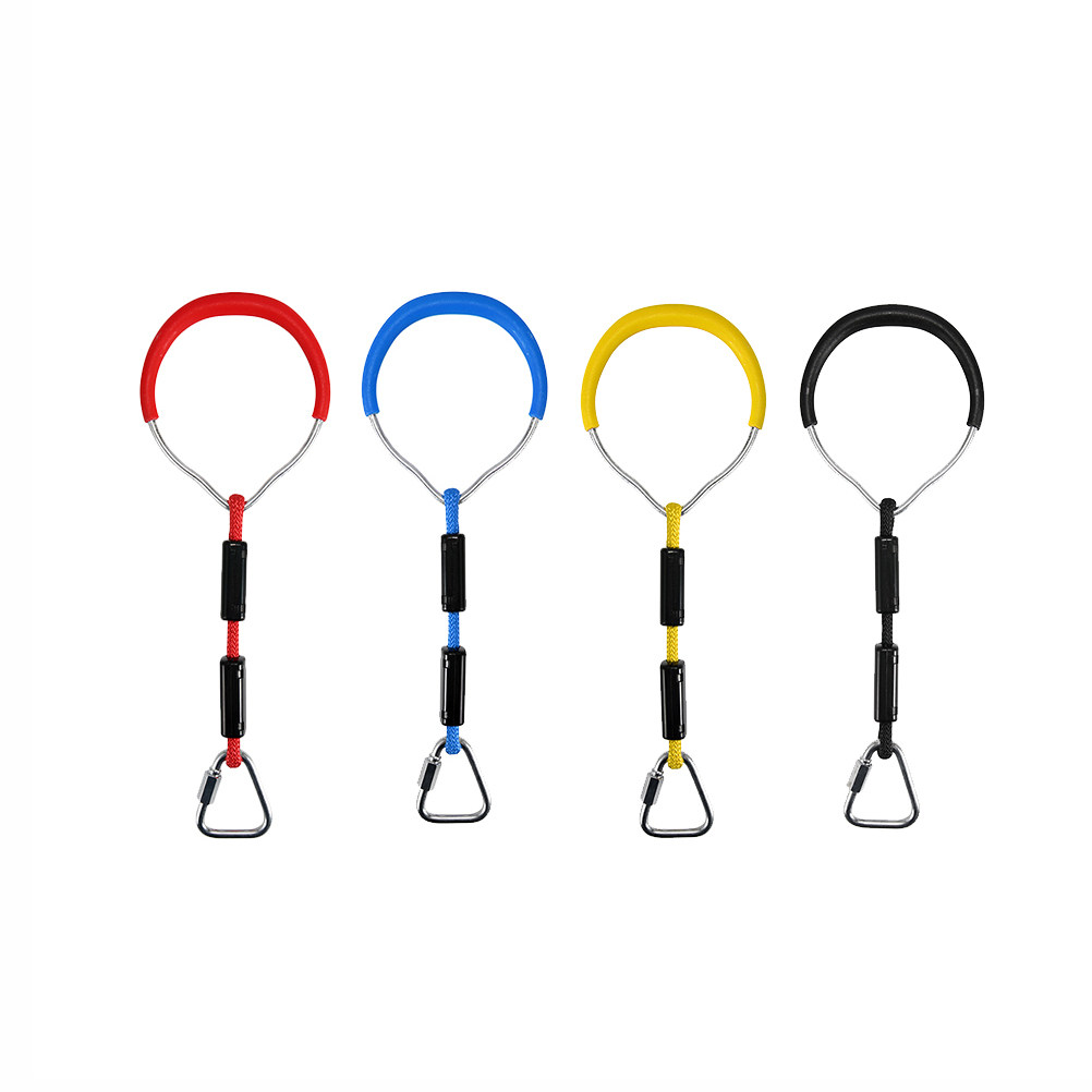 Gymnastics Rings - 2Pcs 다채로운 어린이 등반 링 단단하고