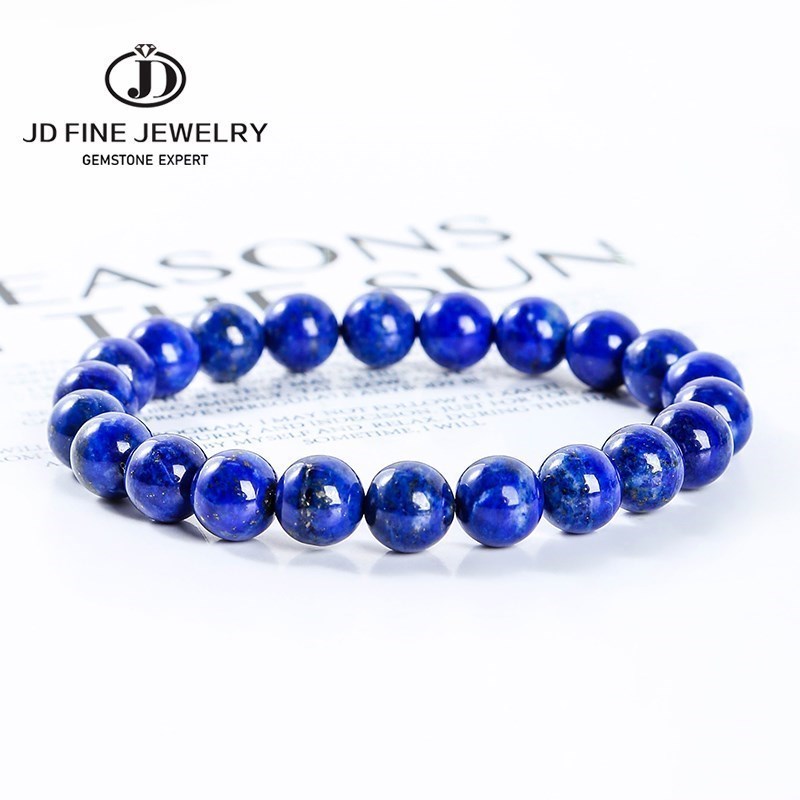 Yoga Fitness Tracker - JD 천연석 청금석 비즈 팔찌, 여성