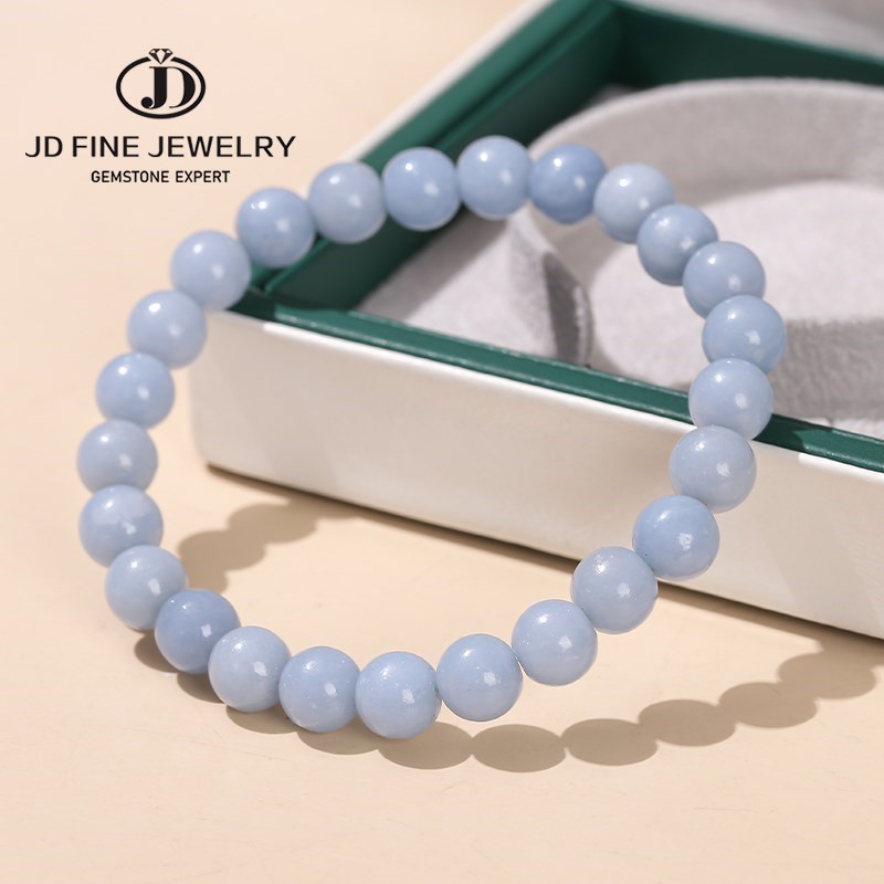 JD 내추럴 스톤 블루 엔젤라이트 천사 팔찌, 여성용  - Yoga Fitness Tracker 리뷰 및 가격