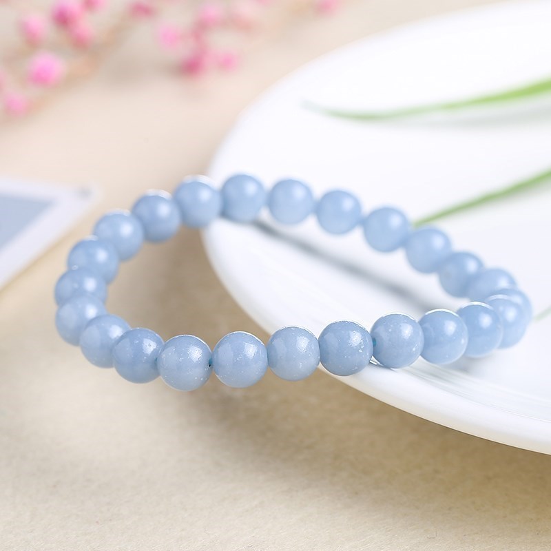 JD 내추럴 스톤 블루 엔젤라이트 천사 팔찌, 여성용  - Yoga Fitness Tracker 리뷰 및 가격