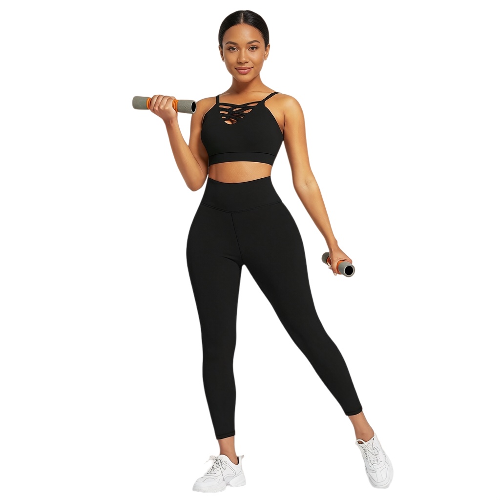 여성용 요가 피트니스 세트 3종 - 짐 운동용 긴팔 크 - Yoga Fitness & Nutrition Llp 리뷰 및 가격