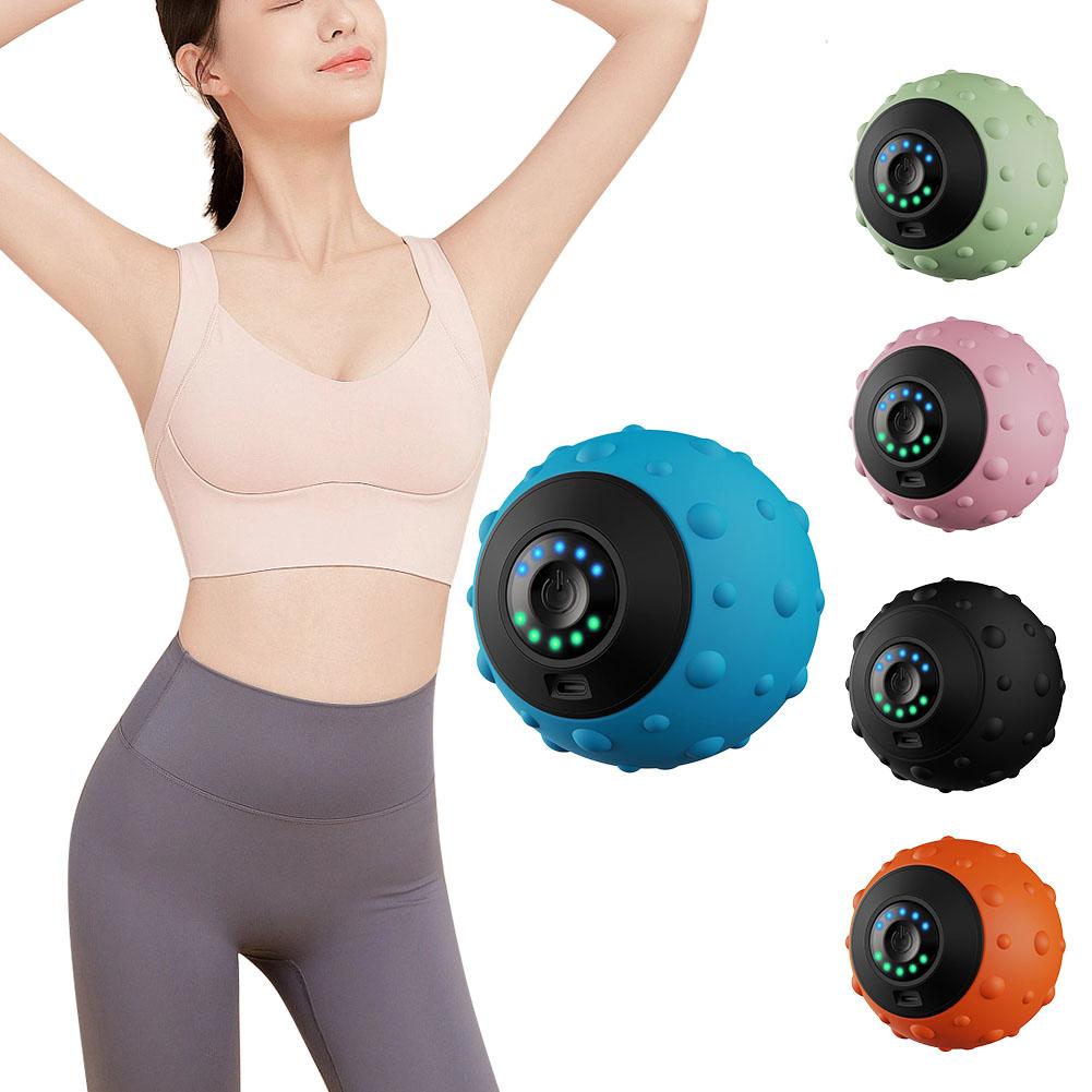 전기 마사지 공 건강 관리 근막 공 근육 피트니스 진동 - Yoga Fitness Health 리뷰 및 가격