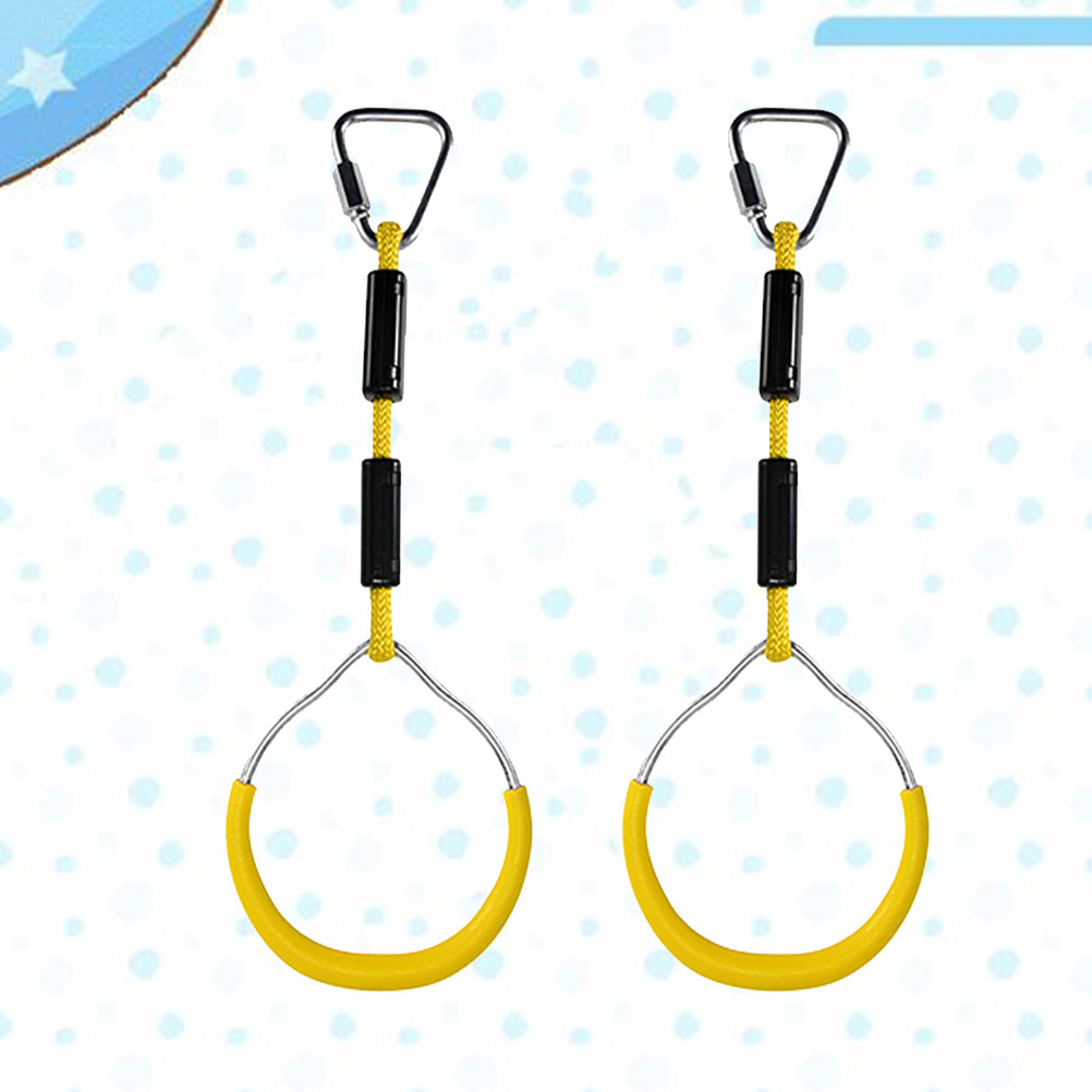 2Pcs 다채로운 어린이 등반 링 단단하고 매끄러운 표 - Gymnastics Rings 리뷰 및 가격