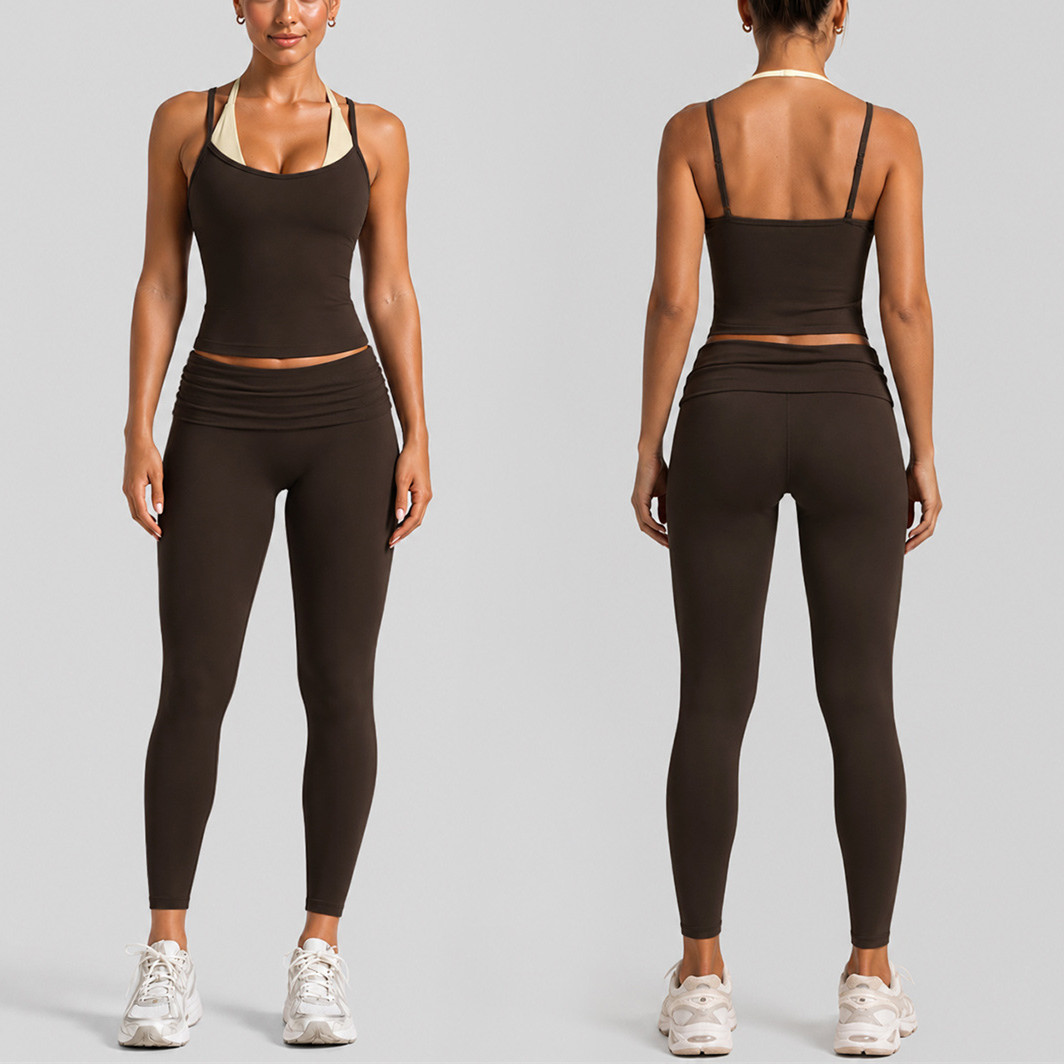 패드 여성용 블록 도트 홀터 더블 스트랩 요가 브라 스 - Yoga Fitness Matte 리뷰 및 가격